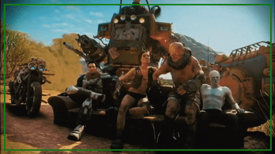 Wolfenstein Characters Pose GIF