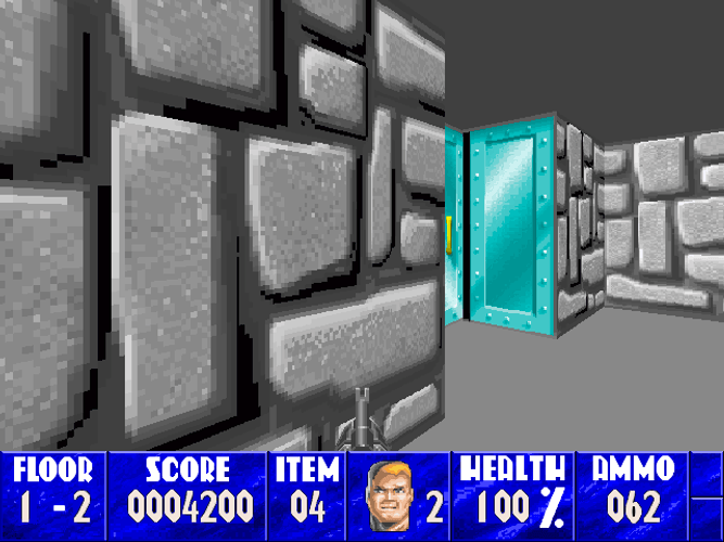 Wolfenstein Shooting Guards GIF