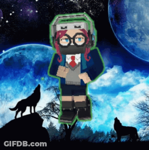 Wolfpack Minecraft GIF