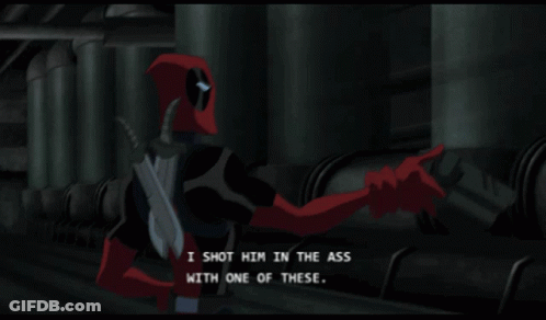 Wolverine And Deadpool Talking GIF