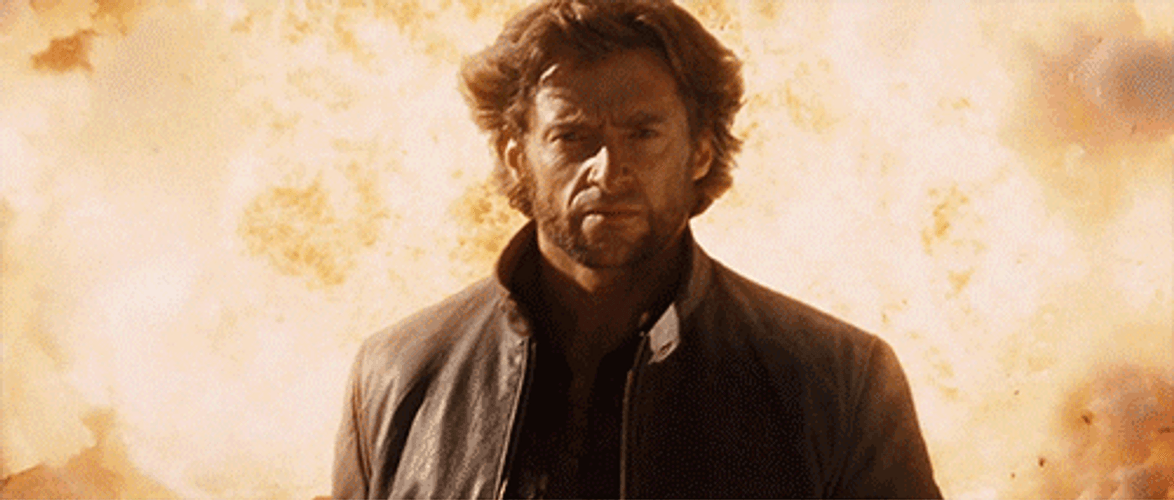 Wolverine Explosion Background GIF