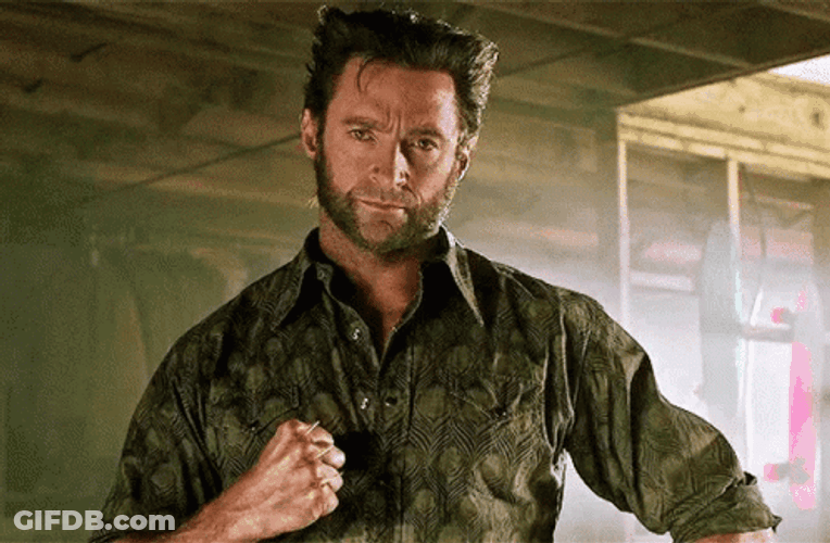 Wolverine Hugh Jackman Claw GIF
