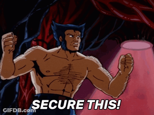 Wolverine Saying Secure This Fist In Air GIF