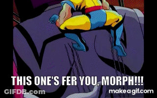 Wolverine Saying This One's Fer You Morph GIF