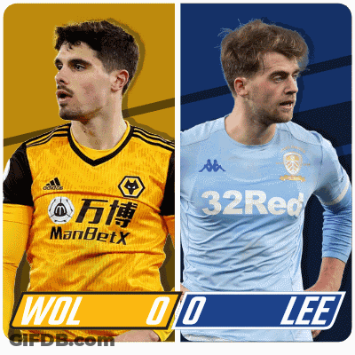 Wolves And Lee Are Playing A Soccer Game With Wolves Winning 1-0 GIF