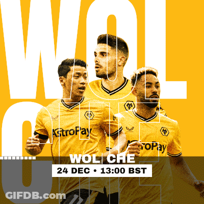 Wolves Soccer Players December 24 GIF