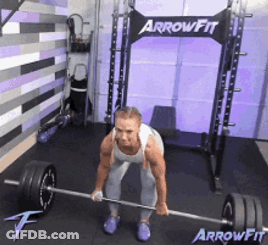 Woman After Doing Deadlift GIF