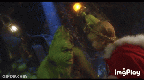 Woman And Green Monster Come On GIF