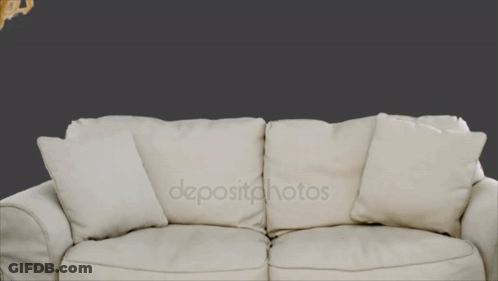 Woman And Little Girl Playing On Couch Depositphotos GIF