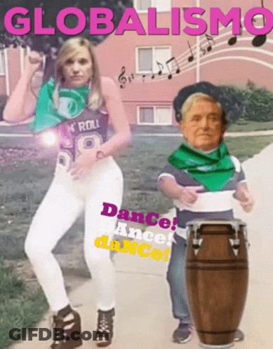 Woman And Man Dancing Globalismo GIF