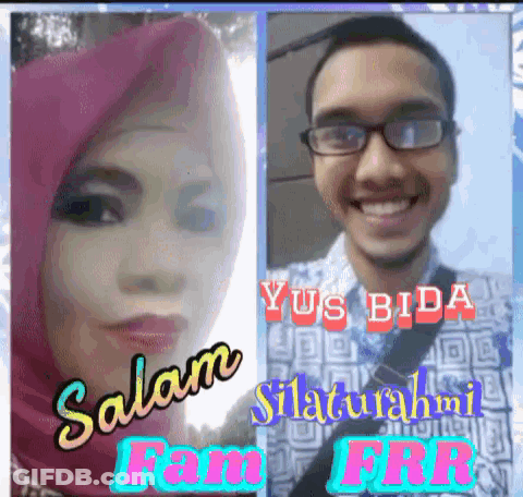 Woman And Man Saying Salam Fam Err GIF