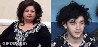 Woman And Man Sitting Next To Each Other GIF