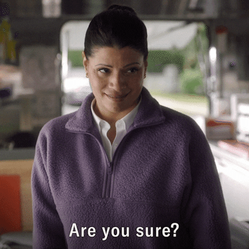 Woman Are You Sure About That GIF