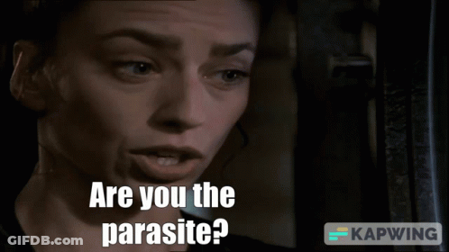 Woman Are You The Parasite GIF