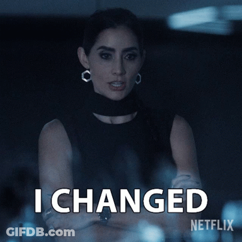 Woman Arms Crossed Saying I Changed Netflix GIF