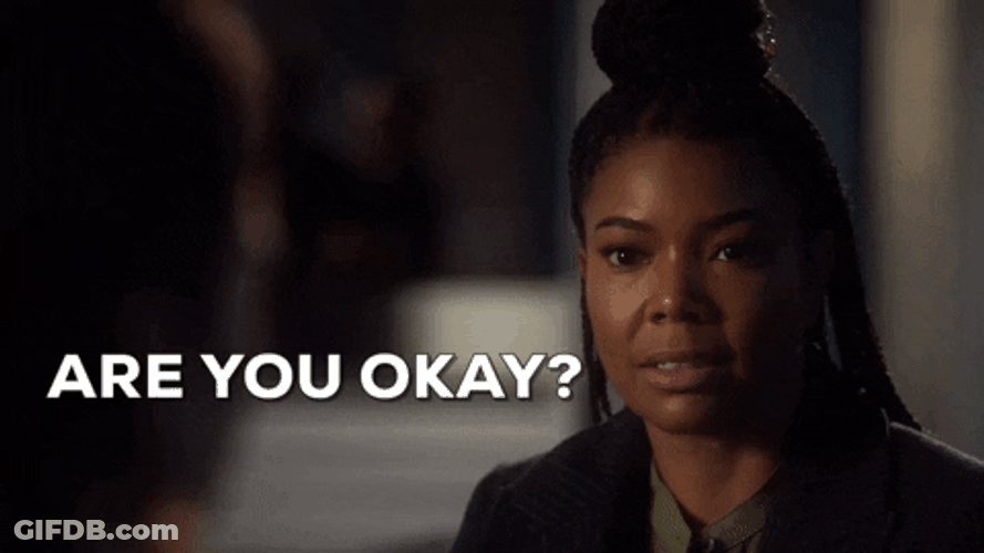 Woman Asking Are You Ok GIF