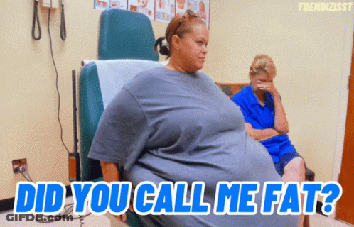 Woman Asking Did You Call Me Fat GIF