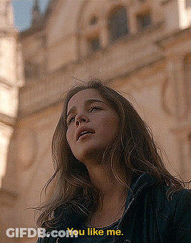 Woman Asking Do You Like Me GIF