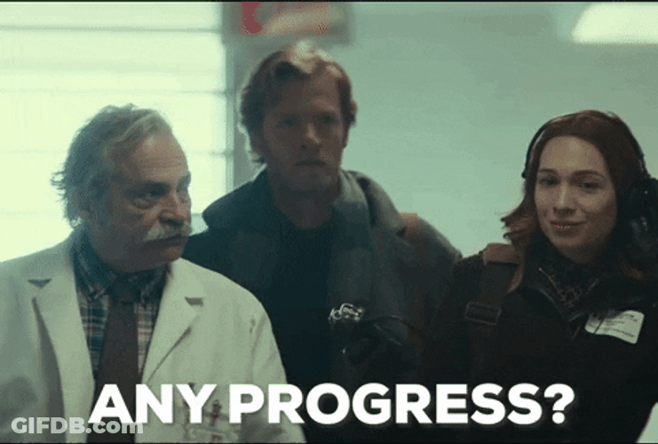 Woman Asking Doctor For Update GIF