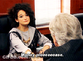 Woman Asking For Money GIF