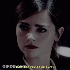 Woman Asking How Can You Be So Sure GIF