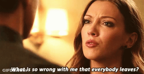 Woman Asking Man What Is So Wrong With Me GIF