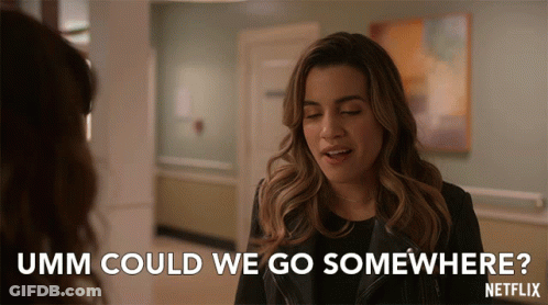Woman Asking To Go Somewhere GIF