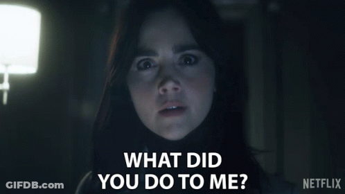 Woman Asking What Did You Do To Me Netflix GIF