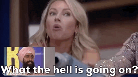 Woman Asking What Is Going On GIF