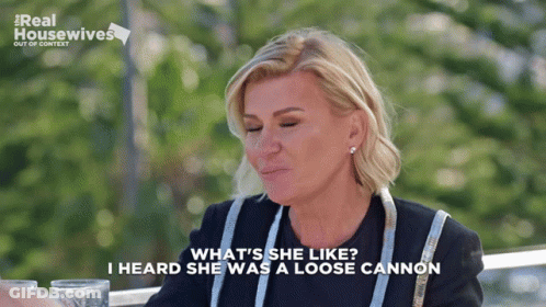 Woman Asking What's She Like GIF
