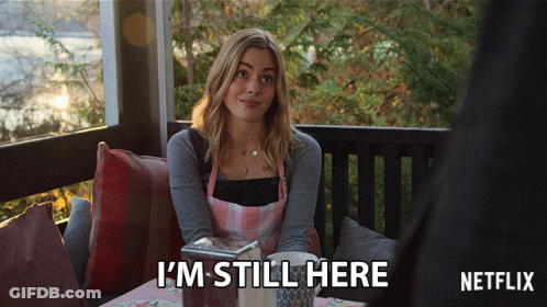 Woman At Desk Hand On Chin Saying Why Am I Still Here GIF