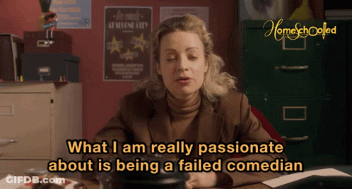 Woman At Desk Says What I Am Really Passionate About GIF