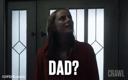 Woman At Door Dad Crawl GIF