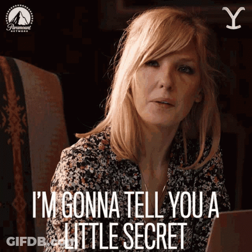 Woman At Laptop I'm Gonna Tell You Secret GIF