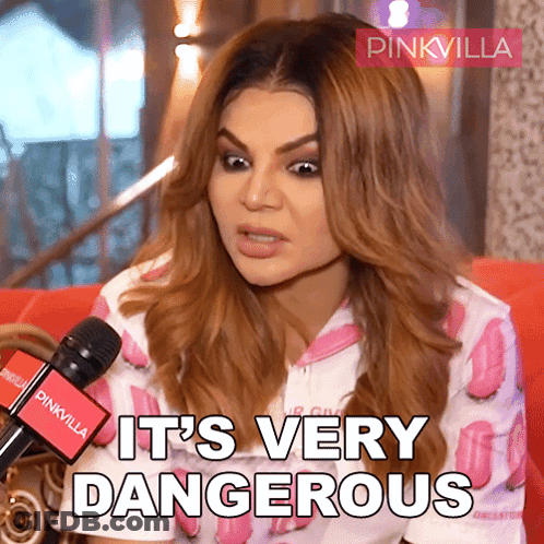 Woman At Microphone Saying It's Very Dangerous GIF