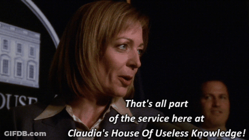 Woman At Microphone Saying That's All Part Of The Service GIF