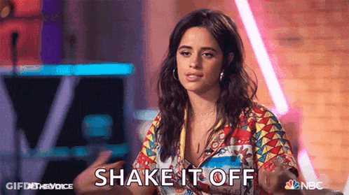 Woman At Microphone Says Shake It Off GIF