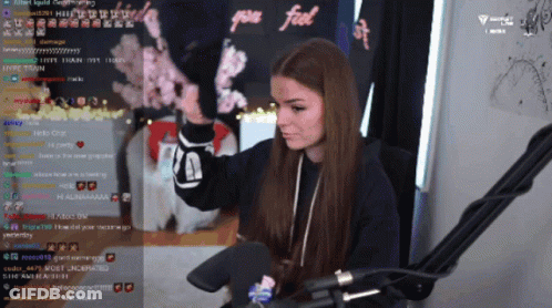 Woman At Microphone With You Feel On Wall GIF