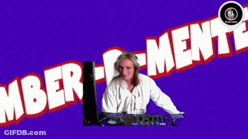 Woman At Mixer Saying Amber Mente GIF
