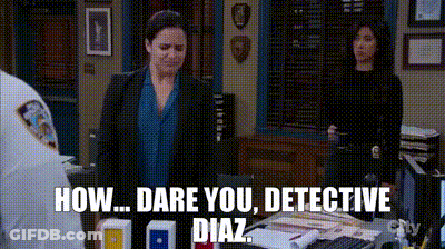 Woman At Police Station Desk GIF
