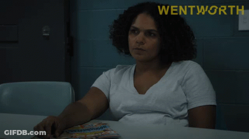 Woman At Table Saying It's Called Domestic Violence GIF
