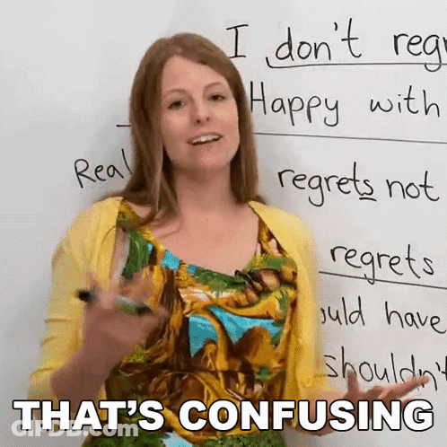 Woman At Whiteboard Saying That's Confusing GIF