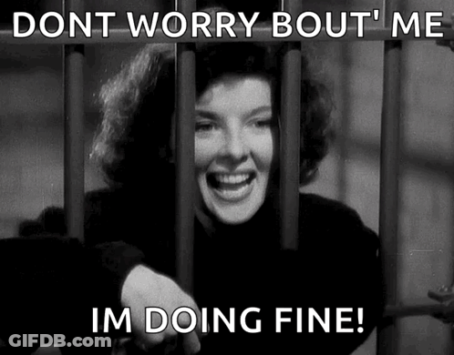 Woman Behind Bars Saying Dont Worry GIF