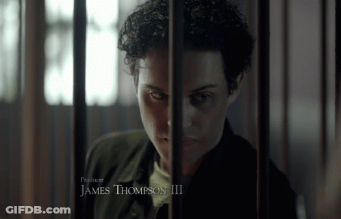 Woman Behind Bars With James Thompson III GIF