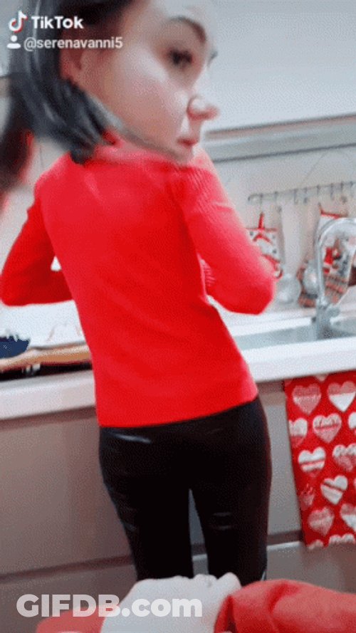 Woman Big Head Reaction GIF