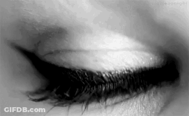 Woman Black And White Photo Eye GIF