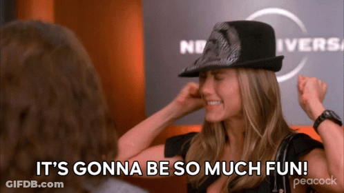 Woman Black Hat Gonna Be So Much Fun GIF