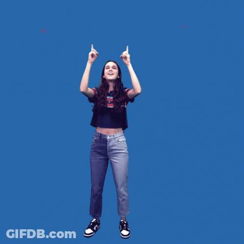 Woman Blue Background 4 Simple Steps Of Vote-By-Mail GIF