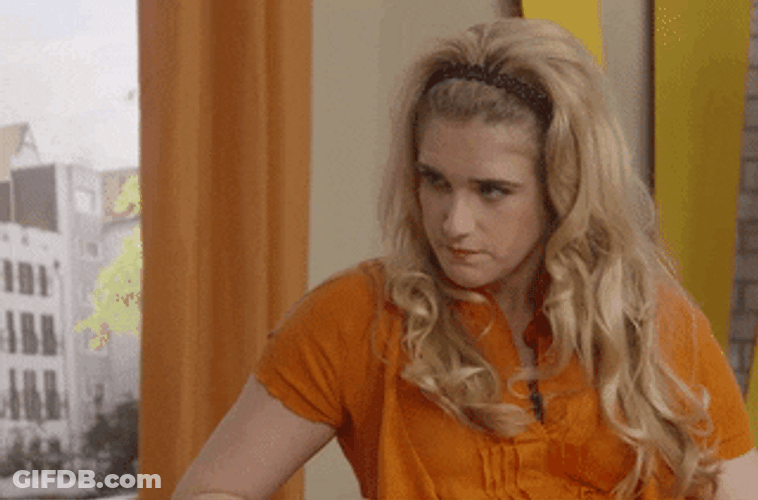 Woman Burp Little Embarassing GIF