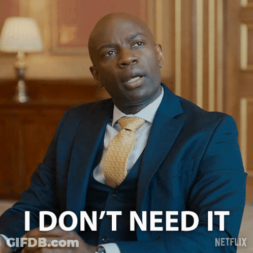 Woman By Full Closet Says I Don't Need It GIF